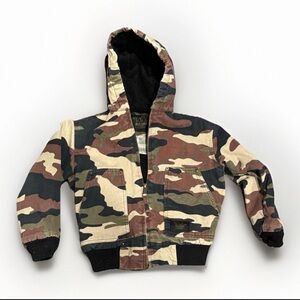 WALLS BLIZZARD PRUF CAMO JACKET YOUTH SIZE 6-7 WINTER GEAR VINTAGE